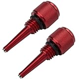 JZYUSHUA 2Pcs Replacement Magnetic Dipstick for Inverter Generators, Compatible with Predator, Wen, Yamaha (Red)