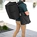 VIVO Monitor Carrying Case for up to 24 inch Screens, Portable Bag, Removable Padded Strap, Accessory Pocket, Water Resistant, Black, CASE-MT02