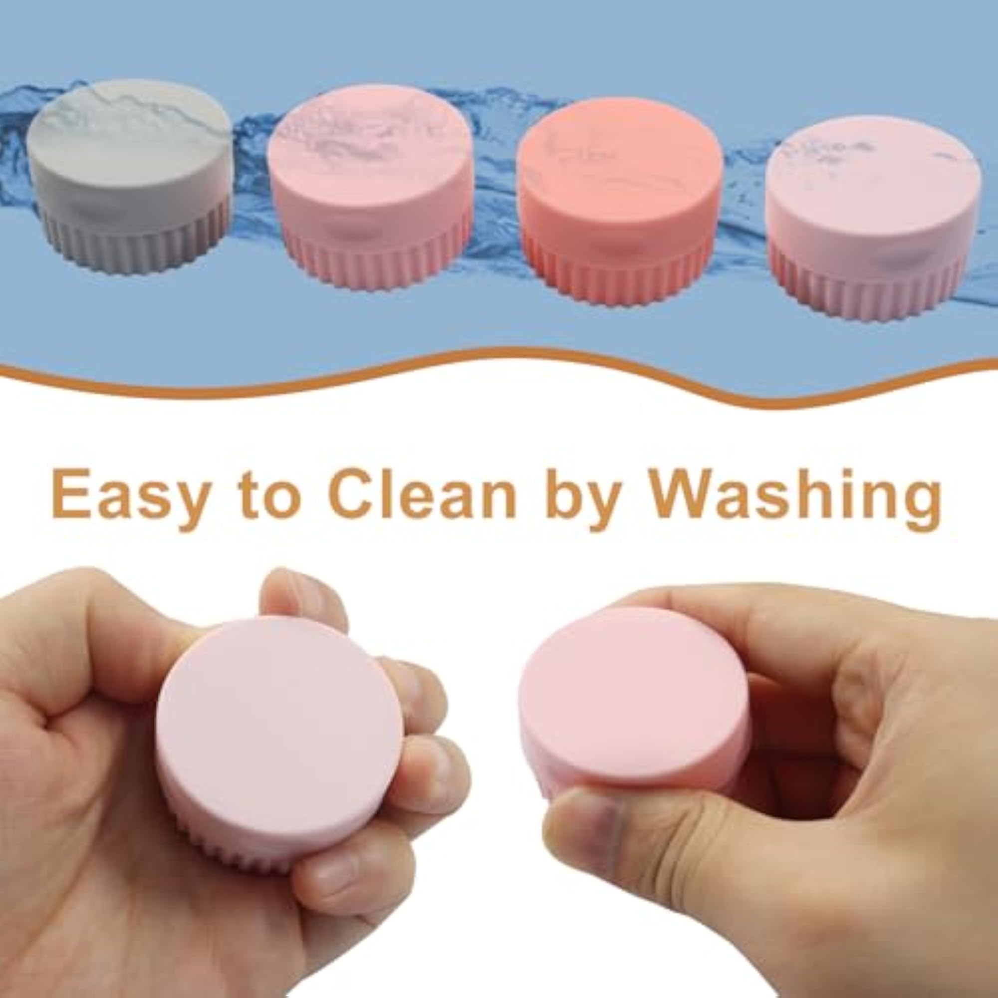 4pcs Travel Jars, 20ml Refillable Containers for Toiletries