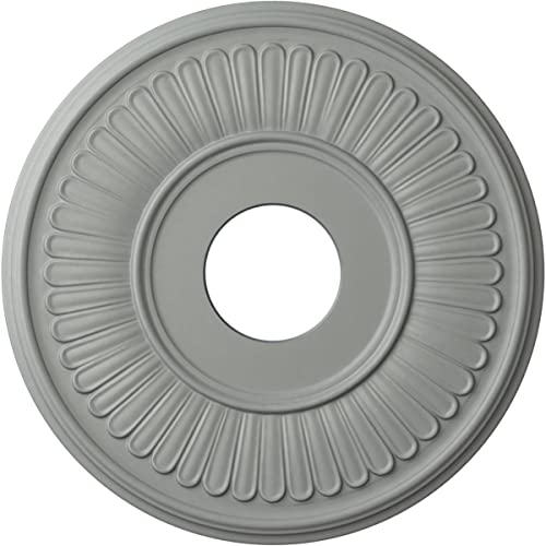 Image of Ekena Millwork Berkshire Ceiling Medallion, Athenian Green Crackle