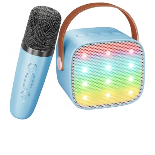 Image of PerfX Wireless Karaoke Speaker with Microphone | Portable Bluetooth Speaker for Singing & Gifting with Voice Changer | Upto 8+ Hours of Playback | Bluetooth v5.3, SD Card & AUX in