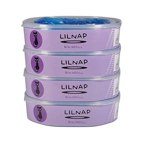 lilnap refill cassettes compatible with litter locker fashion 4er pack amazon co uk pet supplies