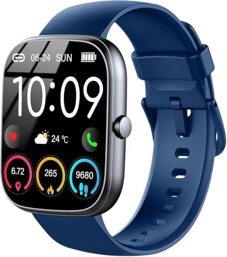 Image of Jugeman Smart Watch for Men Women, Answer /Make Calls, Fitness Watch with Heart Rate Sleep Monitor