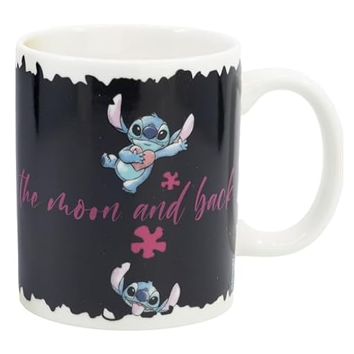 Stor TAZA CERAMICA 325 ML CHANGING COLOR EN CAJA REGALO STITCH & ANGEL GTTR | Ya disponible en tu tienda friki favorita! En mundofriki.es!