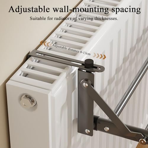 Séchoir à serviettes pliable multifonction suspendu pour vêtements - 8