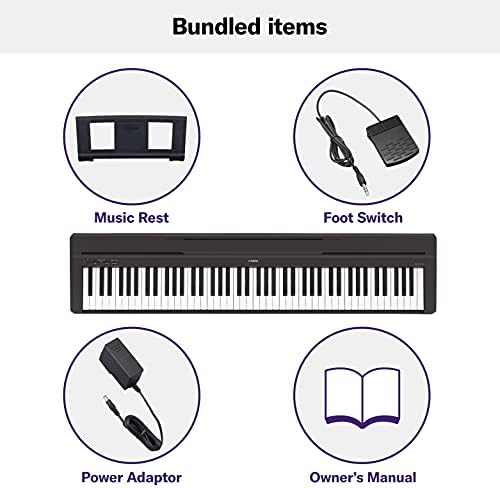 Yamaha P45, 88-Key Weighted Action Digital Piano (P45B)