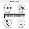 Yamaha 88-Key Weighted Portable Digital Piano Keyboard with Music Rest, Sustain Foot Switch, Built-in Speakers, USB Connectivity, Black (P45B) #2