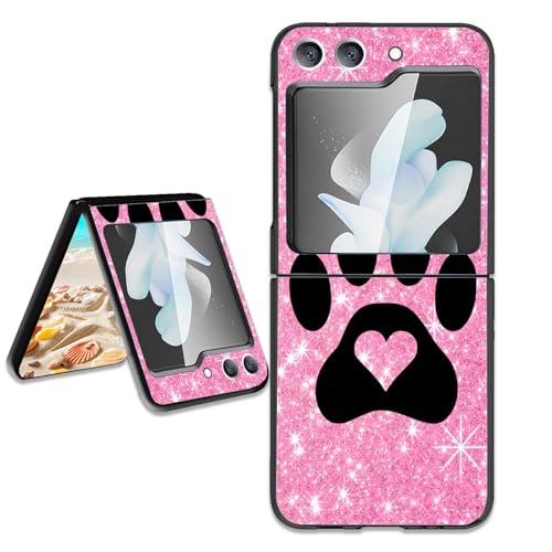 Coque Samsung Flip 5 5G ciel étoilé rose pour vos sorties