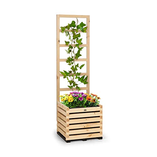 blumfeldt Modu Grow - Hochbeet & Spalier Set, Pflanzschale, Blumenkasten,...