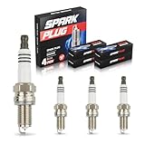 ENA Iridium Spark Plug for 5308 25190786 Compatible with Chevrolet Spark 2013-2015 1.2L Fiat 500 2012-2017 1.4L Set of 4