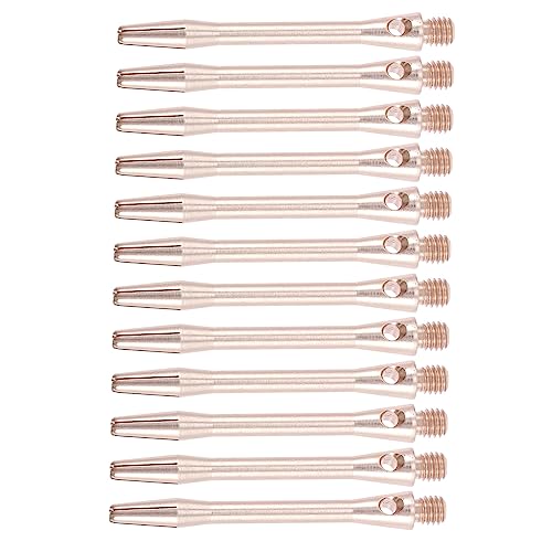 Mikikit 12Pcs Portable Dart Shafts Durable Reusable Stems for Game Supplies Lightweight and Easy to Install Replacement for Daily Training and Competitions