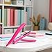 Pink Portable Staple Remover, Staple Puller Tool Magnetic Head Staple Removal Tool Handheld Staple Puller, Pen Type Staple Remover Binding Supplies School Office Home