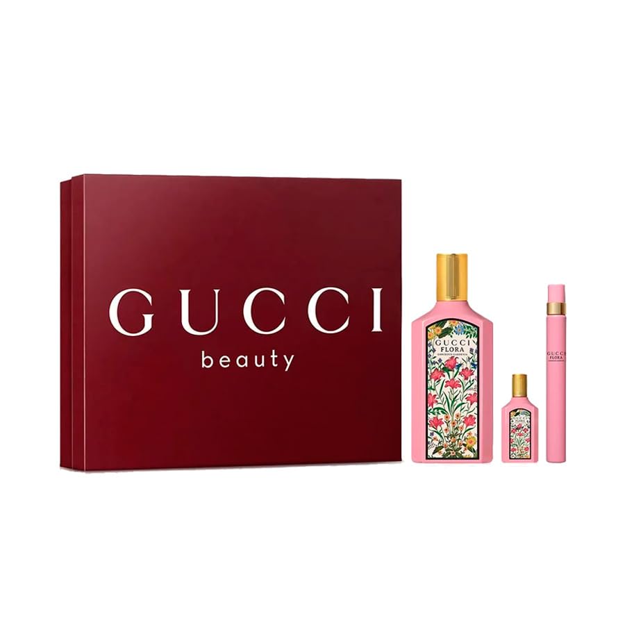 Flora By Gucci by Gucci - Juego de regalo unisex de 3 piezas,...