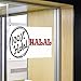 Decal Sticker Multiple Sizes Halal 100% Halal Restaurant & Food Halal 100percent H Outdoor Store Sign White - 24inx18in, One Sticker