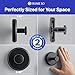 HOME SO Suction Cup Hooks for Shower & Bathroom Towel Holder 2-Pack – Suction Cups Hooks for Hanging Towels, Robes, & Coats - Tiles, Glass Door or Mirror – Shower Hooks & Towel Hooks Organizer - Black
