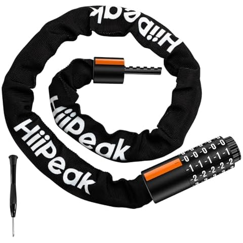 HiiPeak 5-Digit Combination Bike Chain Lock Cover