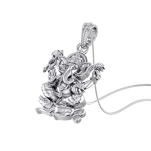 92.5 Sterling Silver God Shree Sai Baba/Satya Sai Baba Pendant for Men & Women Pure Silver Lord Sai Baba/Satya sai Locket for Good Wealth & Health2