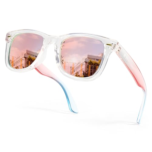 Image of SIPHEW Polarized Sunglasses for Women & Men - UV400 Mirrored Eyewear | Designer Unisex Fashion Sun Glasses w /Medium Fit,Suitable for Any Face Shape,Beach,Everyday Wear