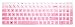 Silicone Keyboard Cover for 15.6" HP Pavilion X360 15-br075nr, HP Envy x360 15m-bp/bq, HP Spectre x360 15-ch011dx, HP Pavilion 15-cb 15-cc 15-cd 15-bw 15-bs & 17.3" HP 17m-ae 17-bs Series - Pink Ombre