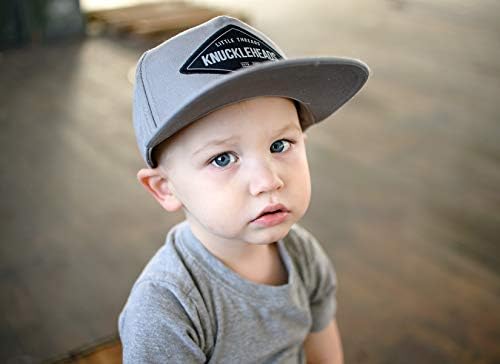 Born to Love, Baby Hats -Toddler Boy Outfit - Infant Sun Hat - Toddler Baseball Hat, Newborn Youth Flat Brim Mesh Trucker Surf SkateBro Fitted Beach Cap Gorros para Bebes (XS 6-12 Months, Grady) - Thumbnail 5