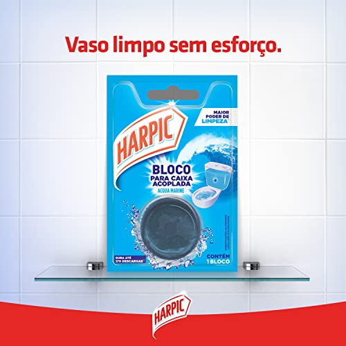 Harpic Limpador e Aromatizador Sanitário para Caixa Acoplada Marine 1 unidade