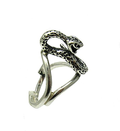 Bague serpent en argent 925 ajustable R001354 bijou d'exception