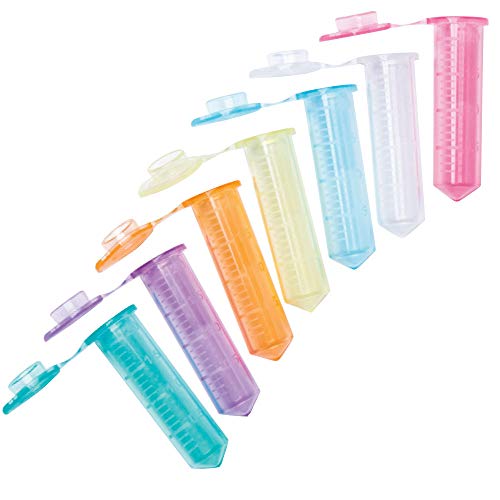 2.0Ml Microcentrifuge Tubes, Assorted, Boilproof, Polypropylene, 1 Bag Of 500 Tubes/Unit #TOP1