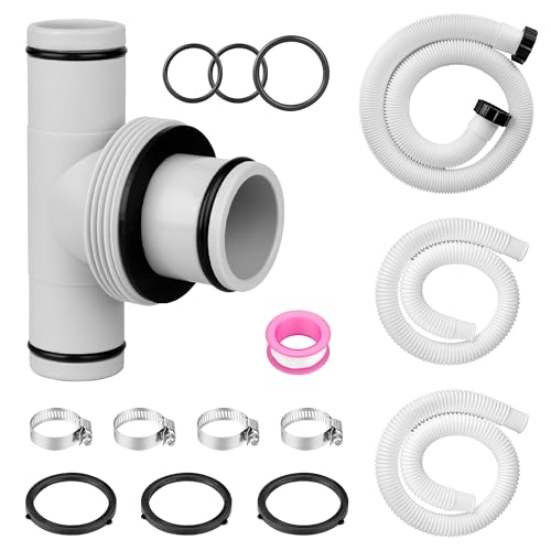 Pool Hose T-Joint Connector Kit for Intex&Coleman Above Ground Pool Filter