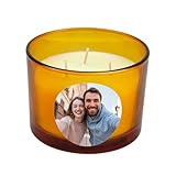 Vela Grande Personalizada con Foto Nombre Texto. Regalos para Familiares, Amigas o Pareja. Velas Aromáticas Decorativas Casa Originales para Mujer Personalizados