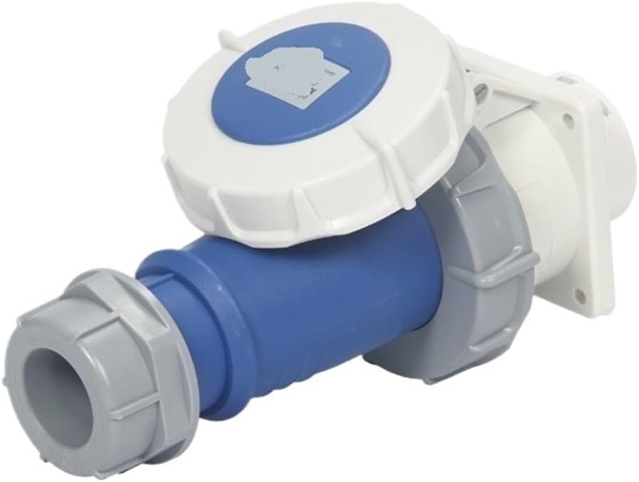 IP67 Waterproof 16A32A Aviation Industry Plug and Socket 3-pin 4-Wire 5-Hole Male and Female Docking Connector(3-core16Aconcealedsocket+plug(set))