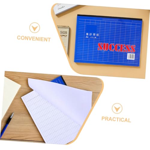 Bloc-notes de planification quotidienne horizontal NUOBESTY journal de dépenses entreprise