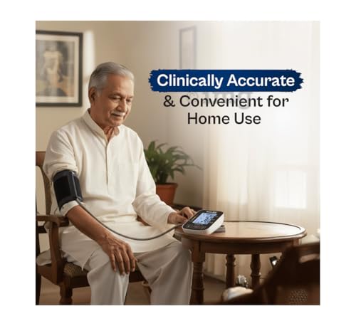 Image of Compatible with TATA 1mg T1MG /BP05 Blood Pressure Monitor Fully Automatic, Large Display, Dual User Memory Bp Monitor