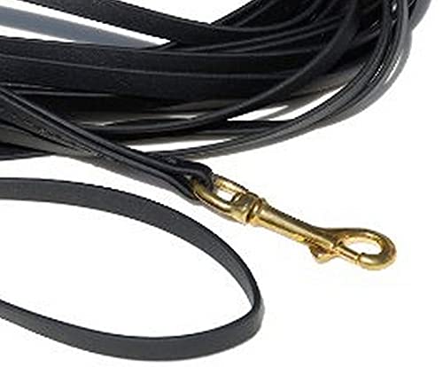 Signature K-9 Biothane Long Line, 33-Feet X 3/8-Inch, Black #TOP1