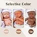 YaLuoQian Reborn Baby Dolls -12.2 Inch Full Silicone Newborn Baby Doll Twins,Lifelike Sleeping Baby Twins Reborn Baby Dolls Gift for Kids Collectible Washable