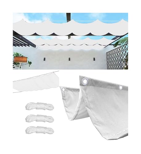 Toldo retráctil ondulado de 4 x 3 m toldo