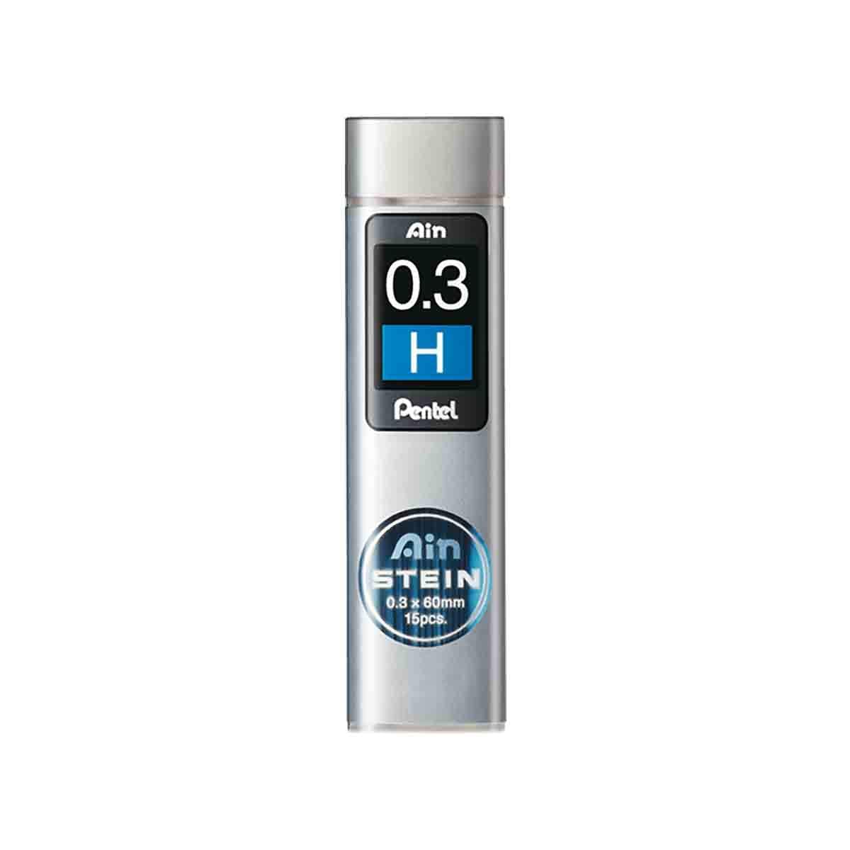 Pentel Mekanik Kurşun Kalem Ucu, 15 Adet, 0.3 mm, H