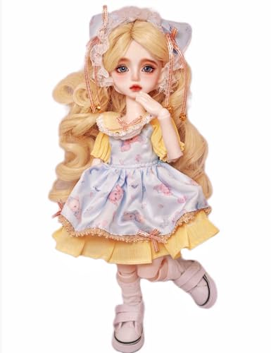 Linara Muñeca BJD 30 cm con Vestido y Accesorios miniatura 6