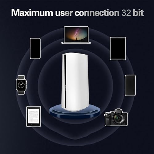 Image of 5G CPE Router with SIM Card Slot 2.4G 5.8G Dual Band Support 32 Users 5G NR NSA SA Wireless Internet Router for Home Work