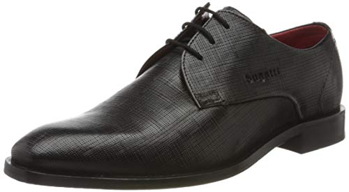 Bugatti Men's Derby Lace-Up, Black Schwarz 1000, 11.5