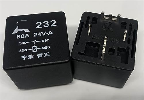 Relé V7-1A-E-24V-80A de 4 pines de alta capacidad 24V para automoción