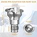 ulapithi 26046 PPS 2.0 Spray Gun Adapter #S15 3/8 Inch Male 19 Thread BSP Compatible with 3M, Connects Several Paint Gun Brands to PPS 2.0 Paint Spray System -1 Pack