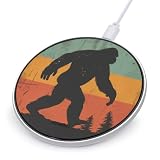 Bigfoot Vintage Sasquatch Wireless Charger Portable Charging Pad