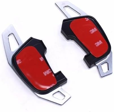 DSG Paddles Silver Metal Aluminum DSG Paddle Shift Shifter Extensions for 2013 + VW Golf MK7 Scirocco Polo R GTI GLI