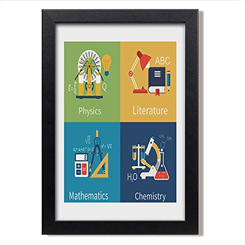 Tableau photo 20x30 cm Tulup rigide anti-corne pour affiche scolaire mdf