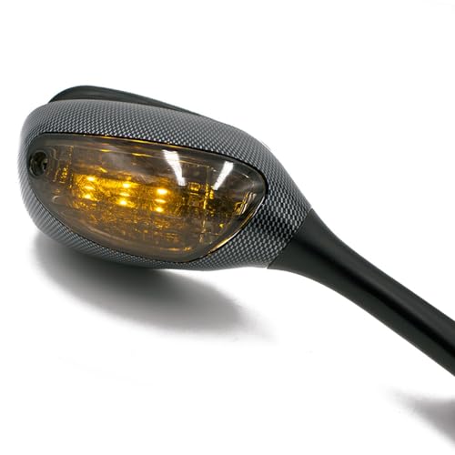 Espejo Motocicleta Luz Señal Giro Suzuki SV1000 para Evitar Puntos Ciegos 3