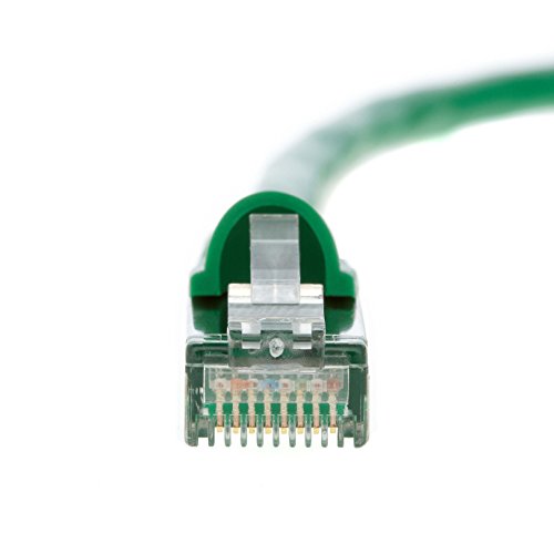 Image of InstallerParts (10 Pack Ethernet Cable CAT6 Cable Shielded (SSTP /SFTP) Booted 25 FT - Green - Professional Series - 10Gigabit /Sec Network /High Speed Internet Cable, 550MHZ