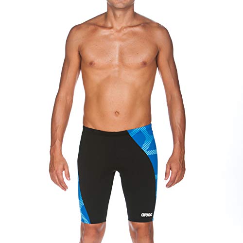 Arena Spider MaxLife Panel Jammer Swimsuit, Black - Royal, 28