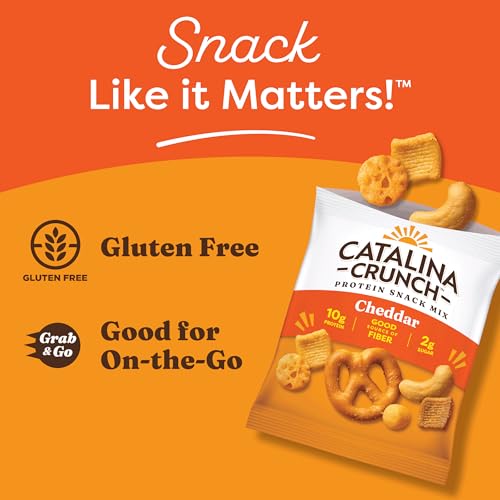 Image of Catalina Crunch Protein Snack Mix, Cheddar, 1.23 oz, 5 Count