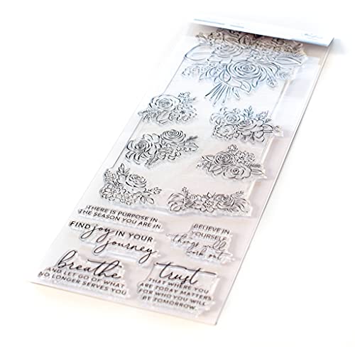 Pinkfresh Studio PINKFRESH Stamp 6X8 BQT, Joyful Bouquet