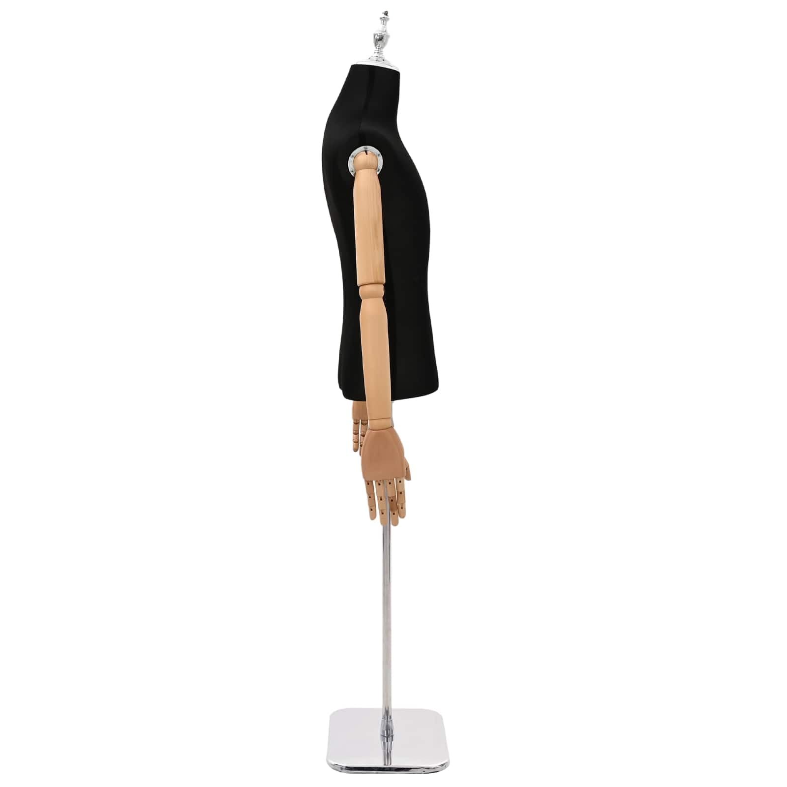 vidaXL Verstellbarer Mannequin 170-218 cm mit Standfuß Männlich PP